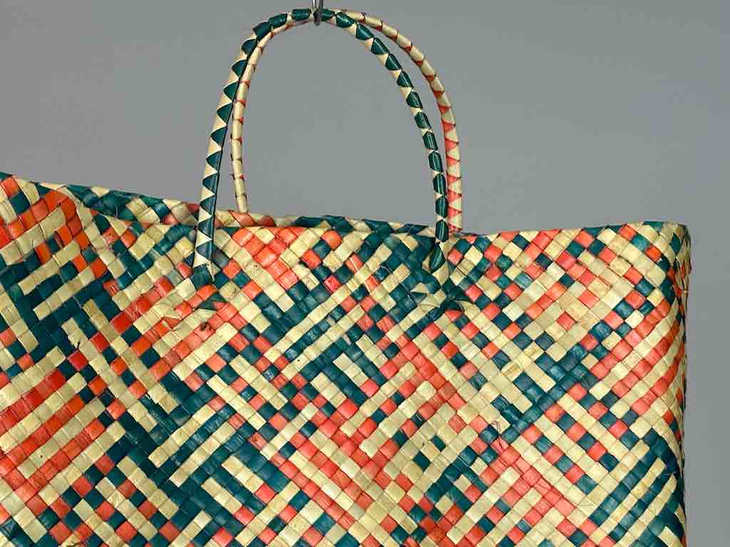 Large Pandan Straw Beach Handbag-Philippines