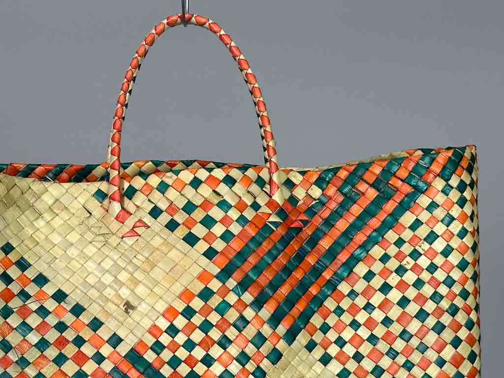 Large Pandan Straw Beach Handbag-Philippines