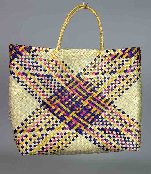 Large Pandan Straw Beach Handbag-Philippines