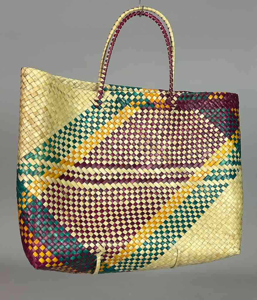 Large Pandan Straw Beach Handbag-Philippines