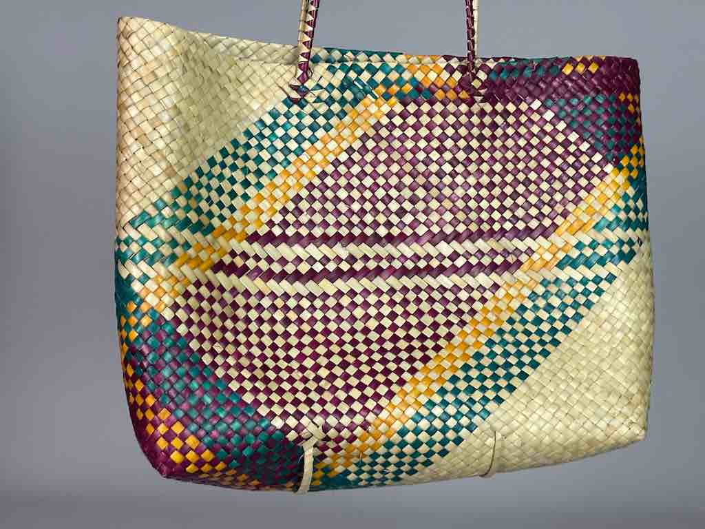 Large Pandan Straw Beach Handbag-Philippines