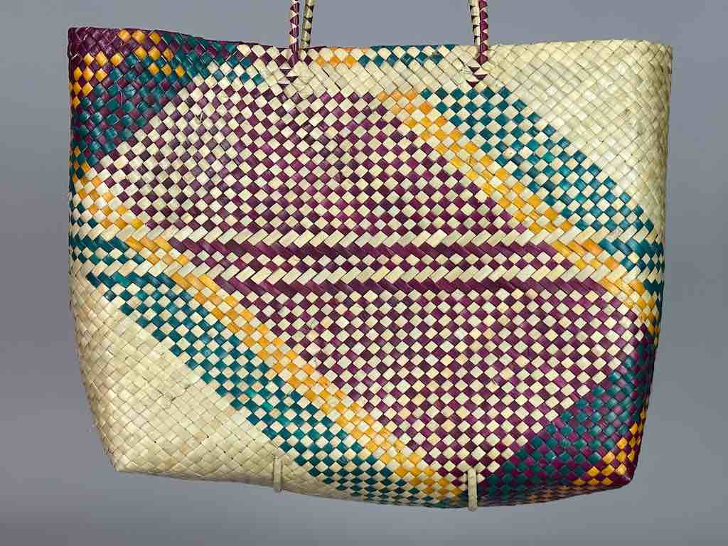 Large Pandan Straw Beach Handbag-Philippines