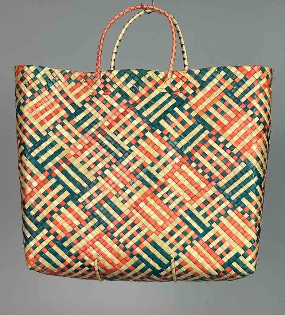 Large Pandan Straw Beach Handbag-Philippines