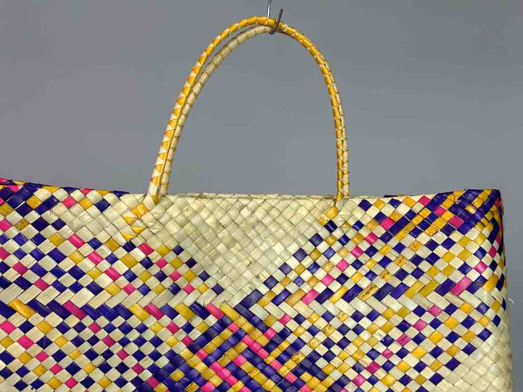 Large Pandan Straw Beach Handbag-Philippines