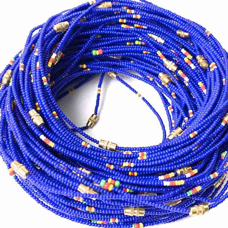 Single strand, single color tiny bead anklet