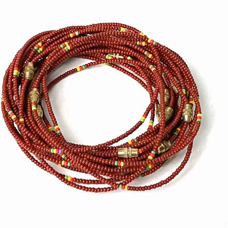 Single strand, single color tiny bead bracelet