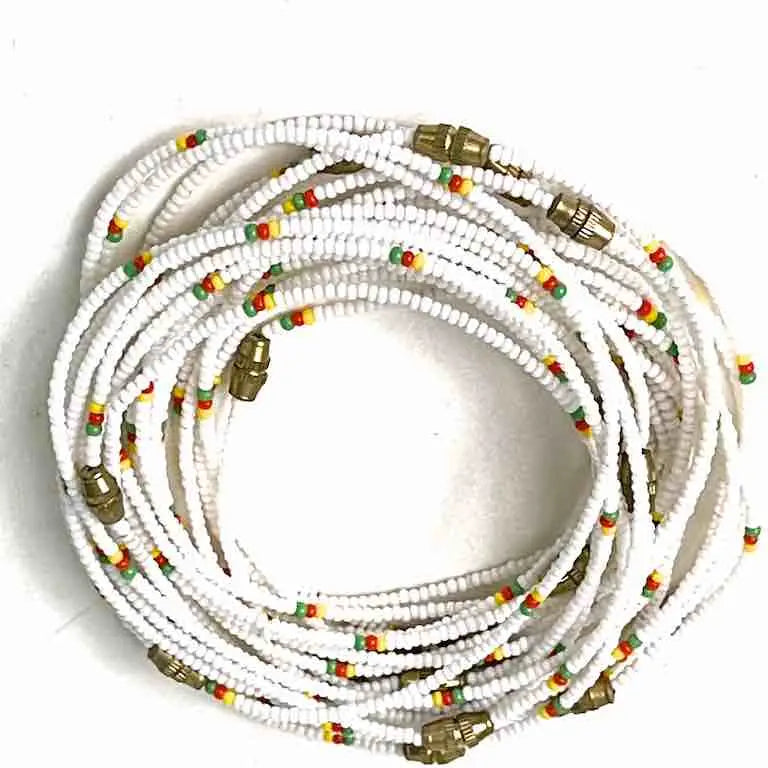 Single strand, single color tiny bead bracelet