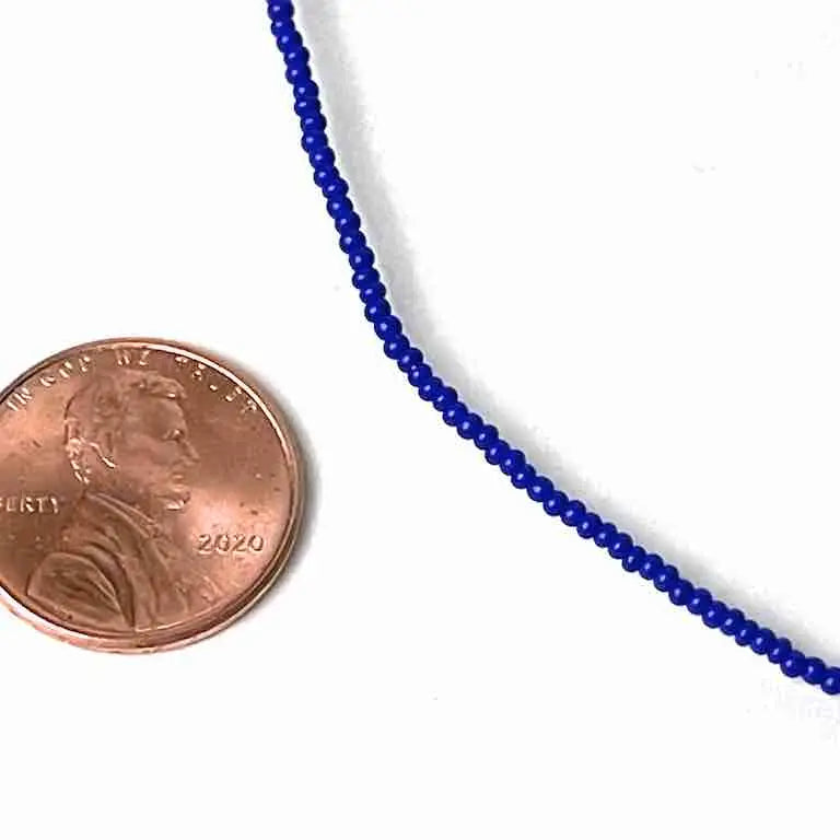 Single strand, single color tiny bead bracelet