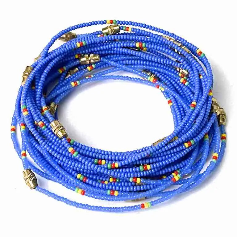 Single strand, single color tiny bead bracelet