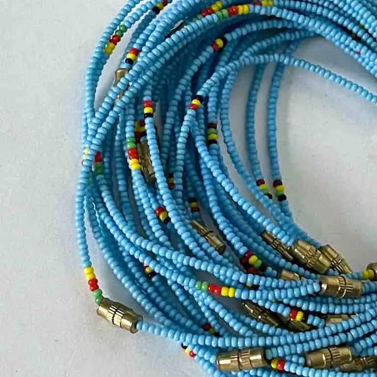 Single strand, single color tiny bead bracelet