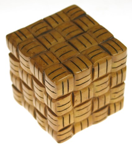 Basket Weave - Soapstone Trinket Decor Box - 5 Versions