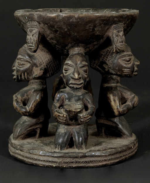 Yoruba aguere ritual offering bowl - Nigeria