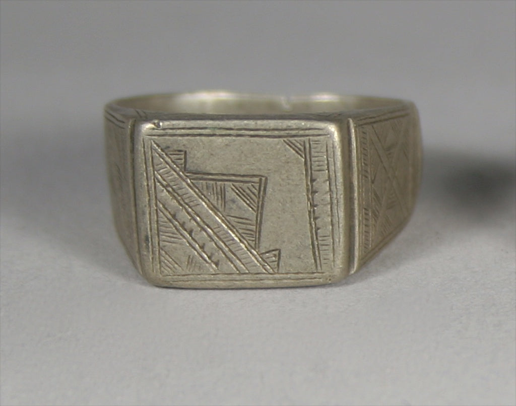 Vintage coin silver Tuareg ring – size 6 1/4
