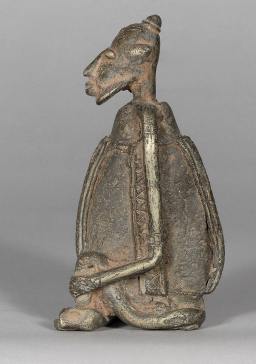 Dogon brass/stone man - Mali