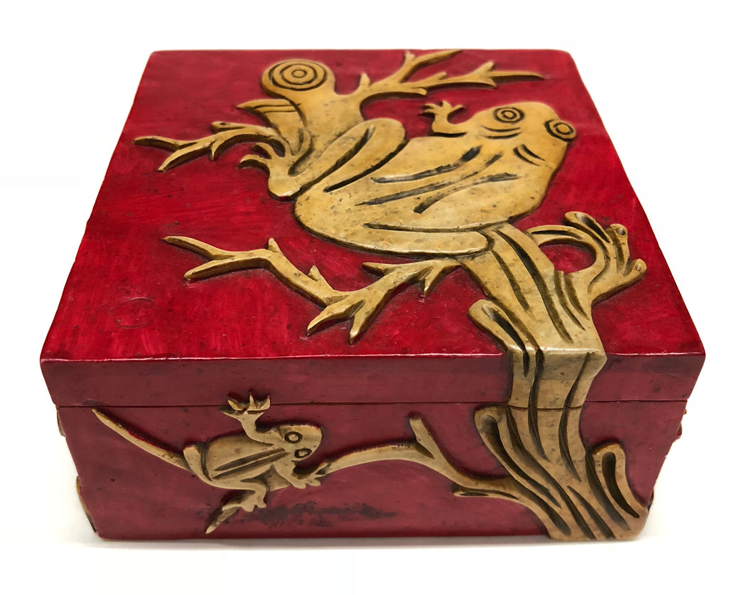 Frog Decorative Trinket Decor Box - Niger Bend