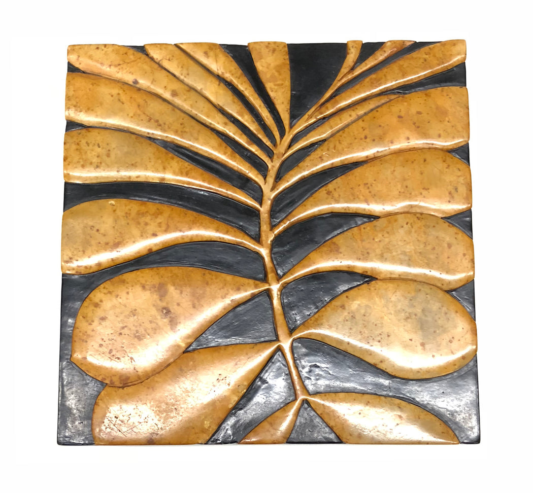 Leaves Soapstone Trinket Decor Box - Niger Bend