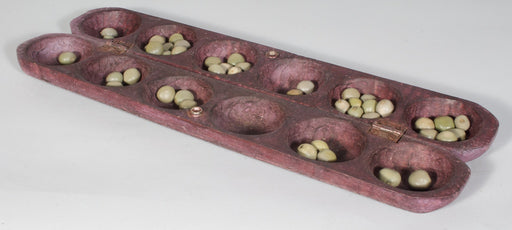 Large long in-line portable wari game