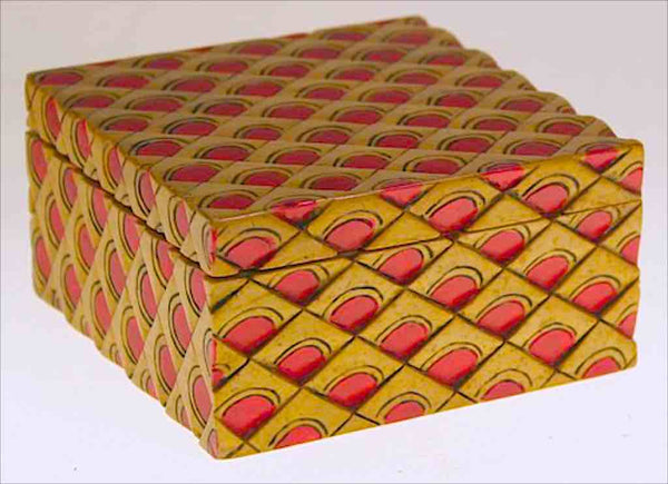 Dragon Skin Design - Square Soapstone Trinket Decor Box