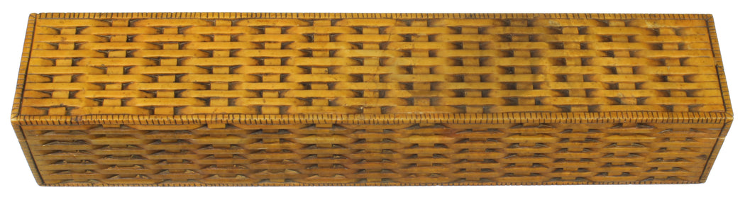 Wicker Weave - Soapstone Trinket Decor Box - Niger Bend
