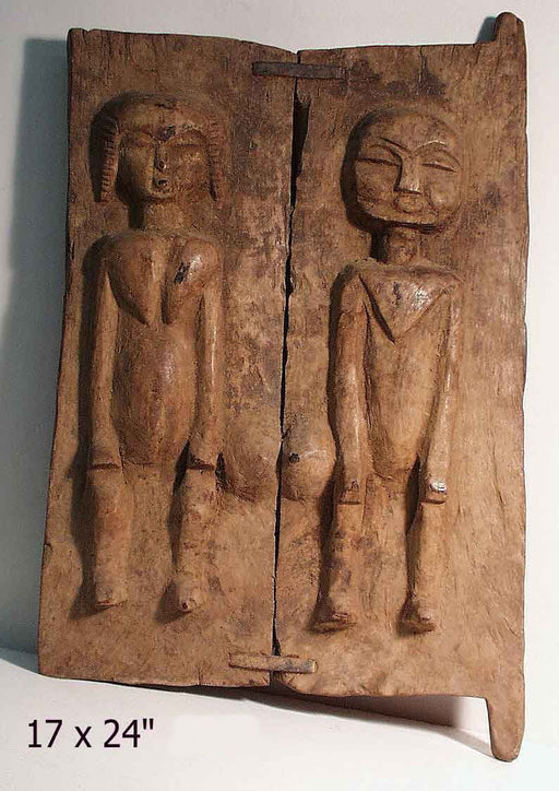 Small old granary door