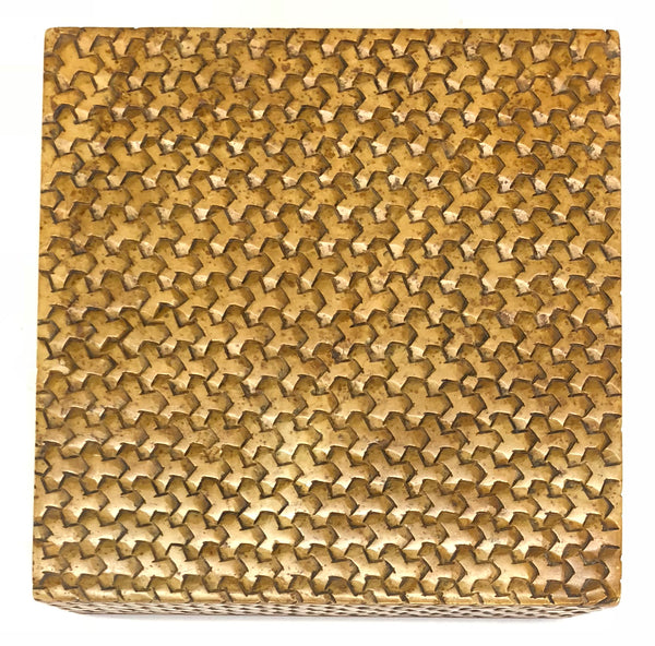 Y Weave Soapstone Trinket Decor Box - Niger Bend