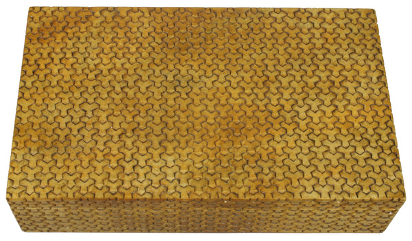 Y Weave Soapstone Trinket Decor Box - Niger Bend