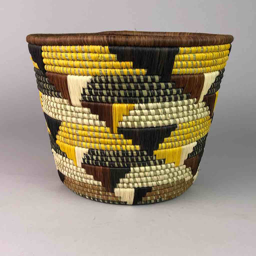Large flared-top Batwa basket