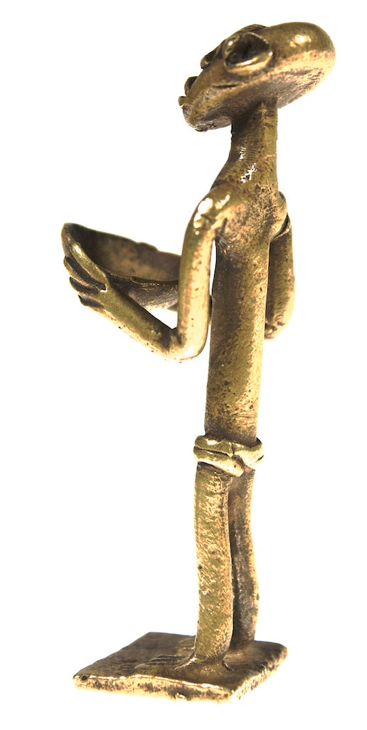 Brass man gold weight - Ghana