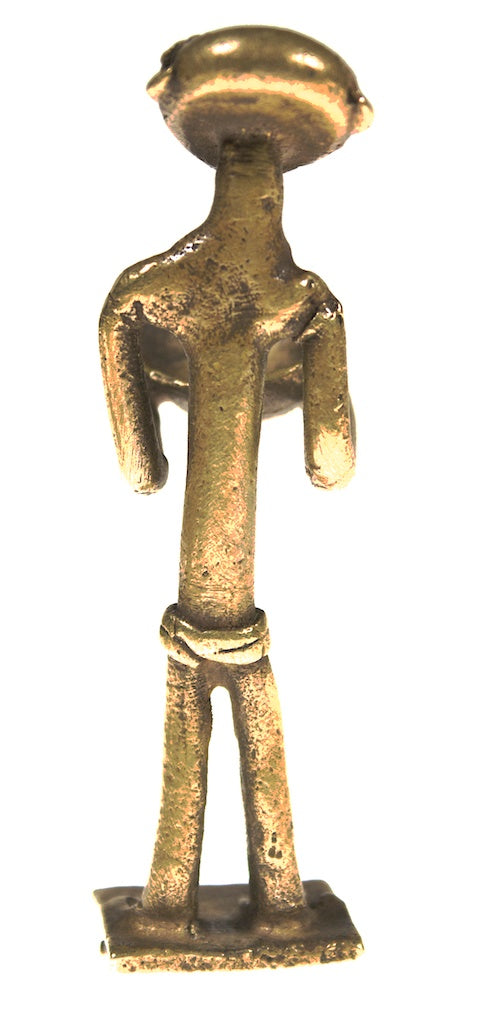 Brass man gold weight - Ghana