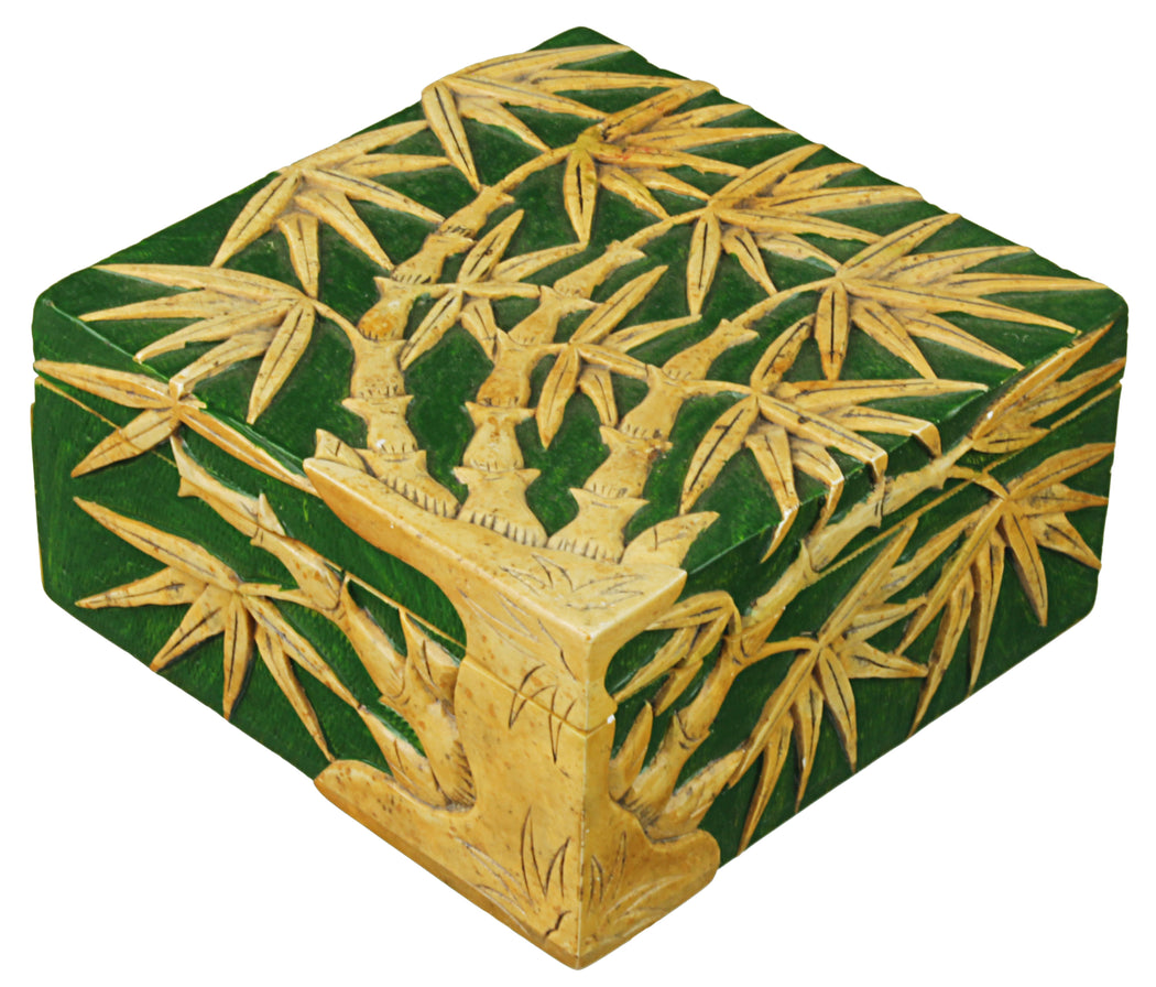 Bamboo Niger Bend Trinket Decor Box - Niger Bend