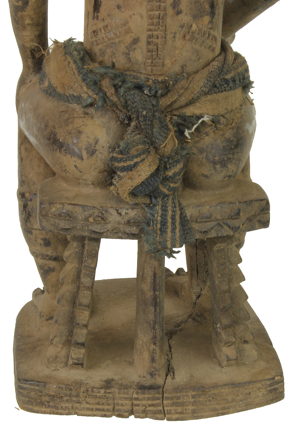 Vintage Baule Female Ancestor Spiritual Statue | 20.5" - Niger Bend