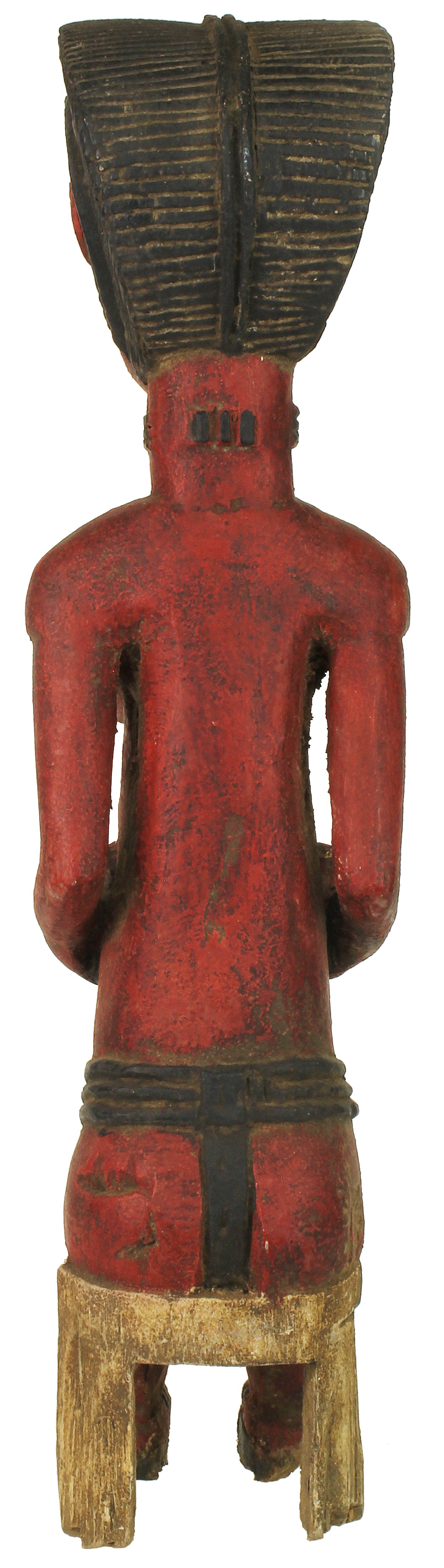 Vintage Baule Female Ancestor Spiritual Statue | 21" - Niger Bend