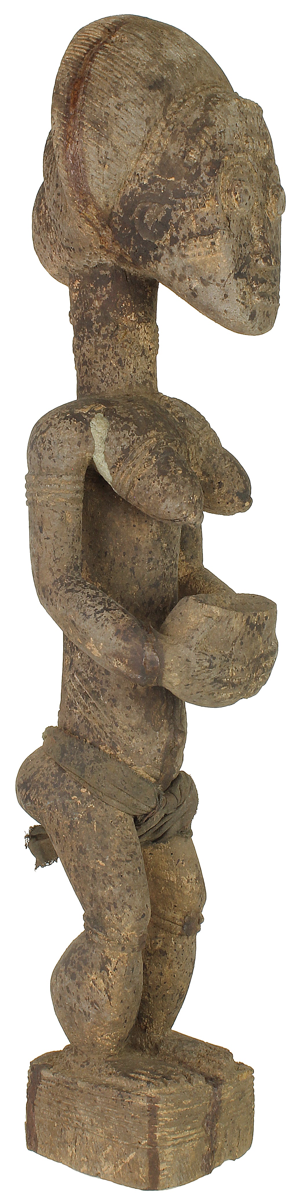 Vintage Baule Female Ancestor Spirit Statue | 22" - Niger Bend
