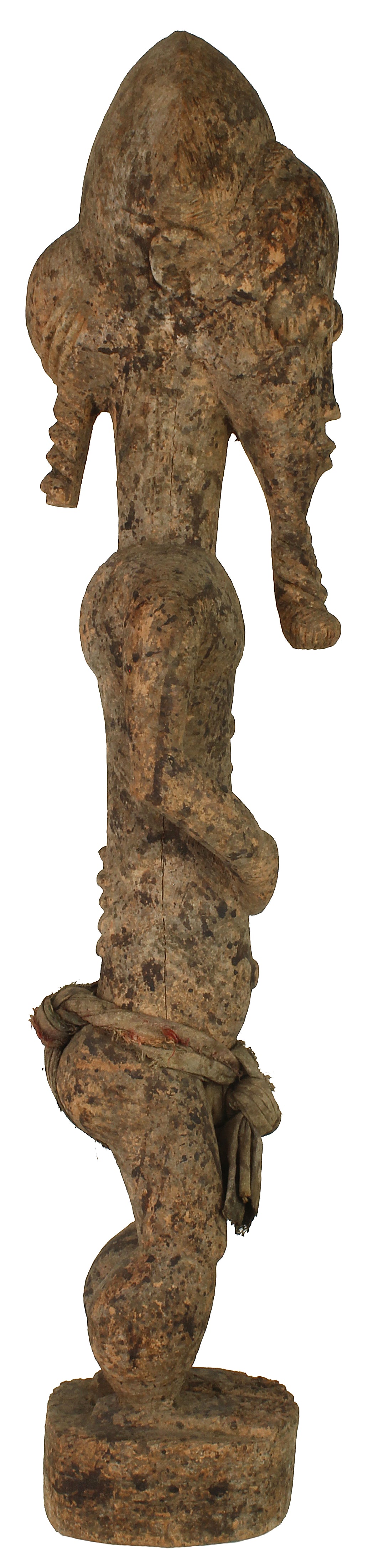 Vintage Baule Male Ancestor Spirit Statue | 23" - Niger Bend