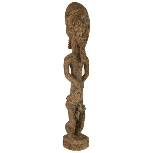 Vintage Baule Male Ancestor Spirit Statue | 23" - Niger Bend
