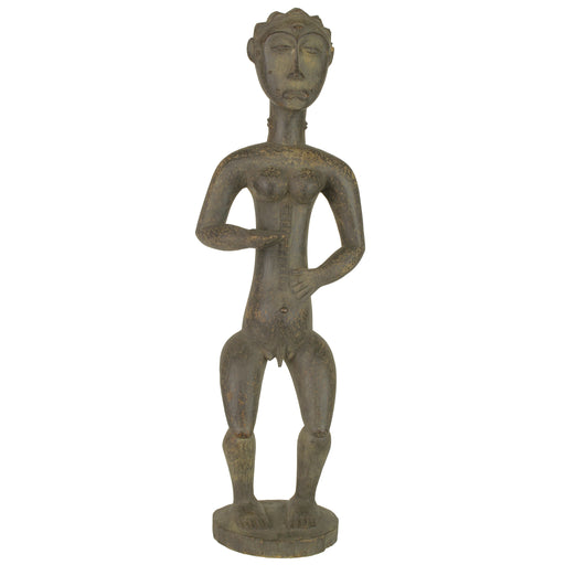 Vintage Baule Male Ancestor Spirit Statue | 18" - Niger Bend