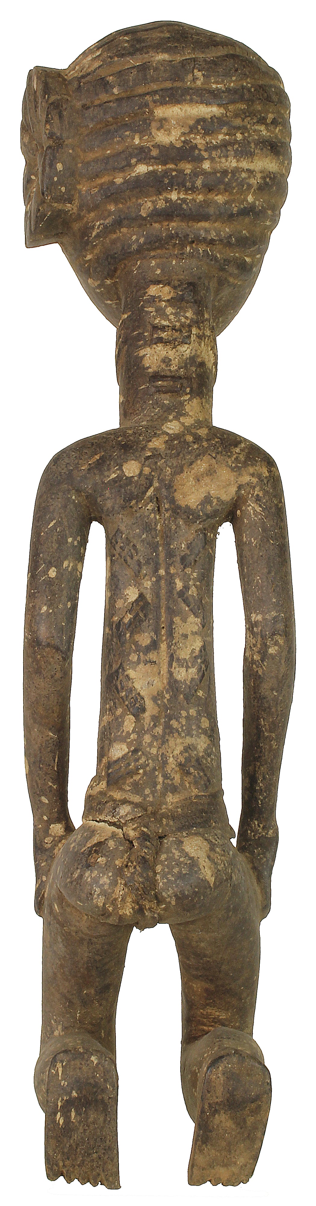 Vintage Baule Male Ancestor Spiritual Statue | 19" - Niger Bend