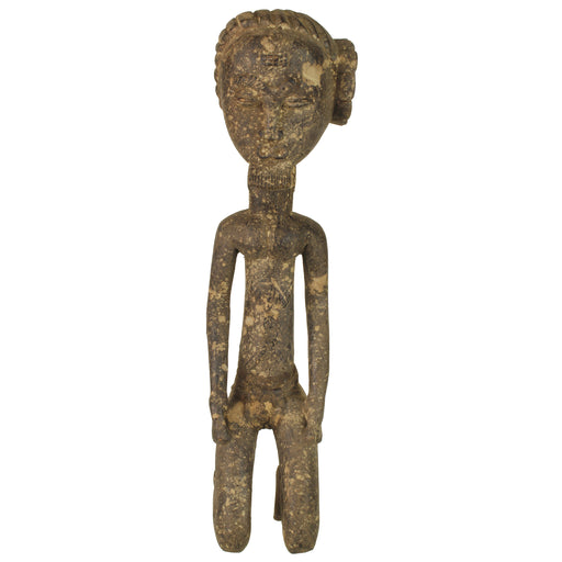 Vintage Baule Male Ancestor Spiritual Statue | 19" - Niger Bend