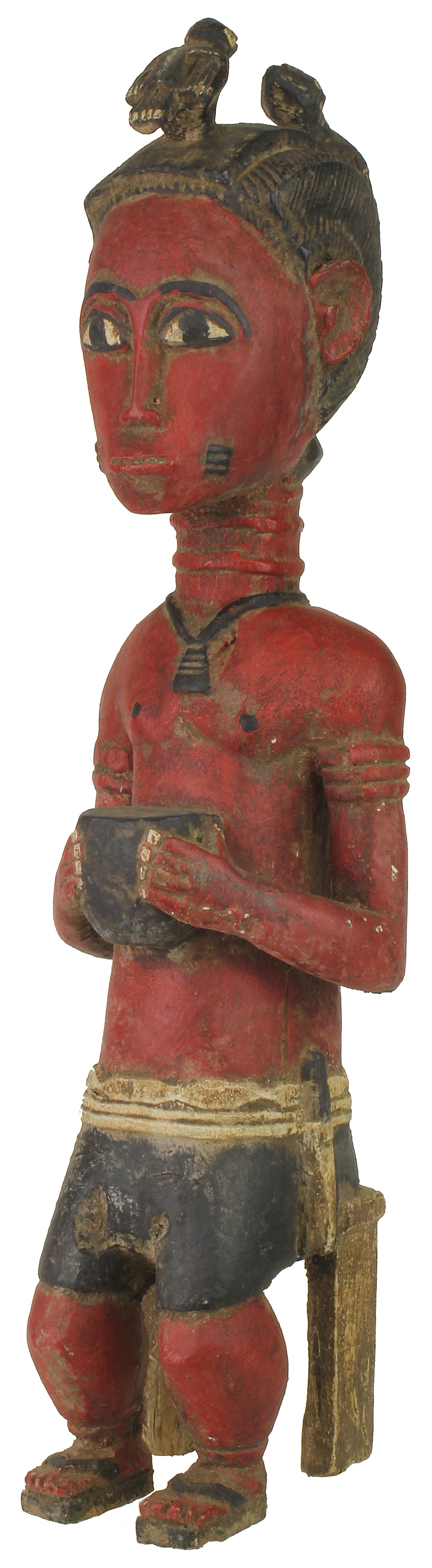 Vintage Baule Male Ancestor Spirit Statue | 20.5" - Niger Bend