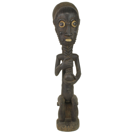Large Baule Male Ancestor Spirit Statue | 20.5" - Niger Bend