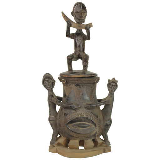 Baule Mouse Oracle Container/Statue | 22" - Niger Bend