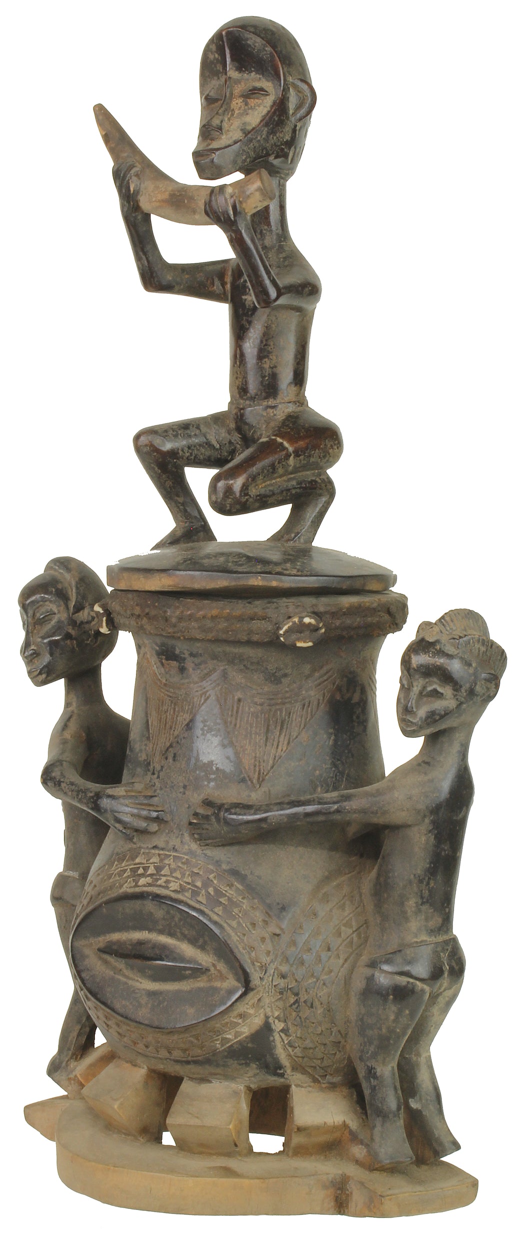 Baule Mouse Oracle Container/Statue | 22" - Niger Bend