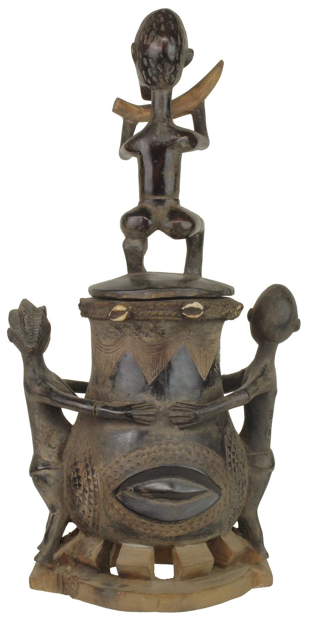 Baule Mouse Oracle Container/Statue | 22" - Niger Bend