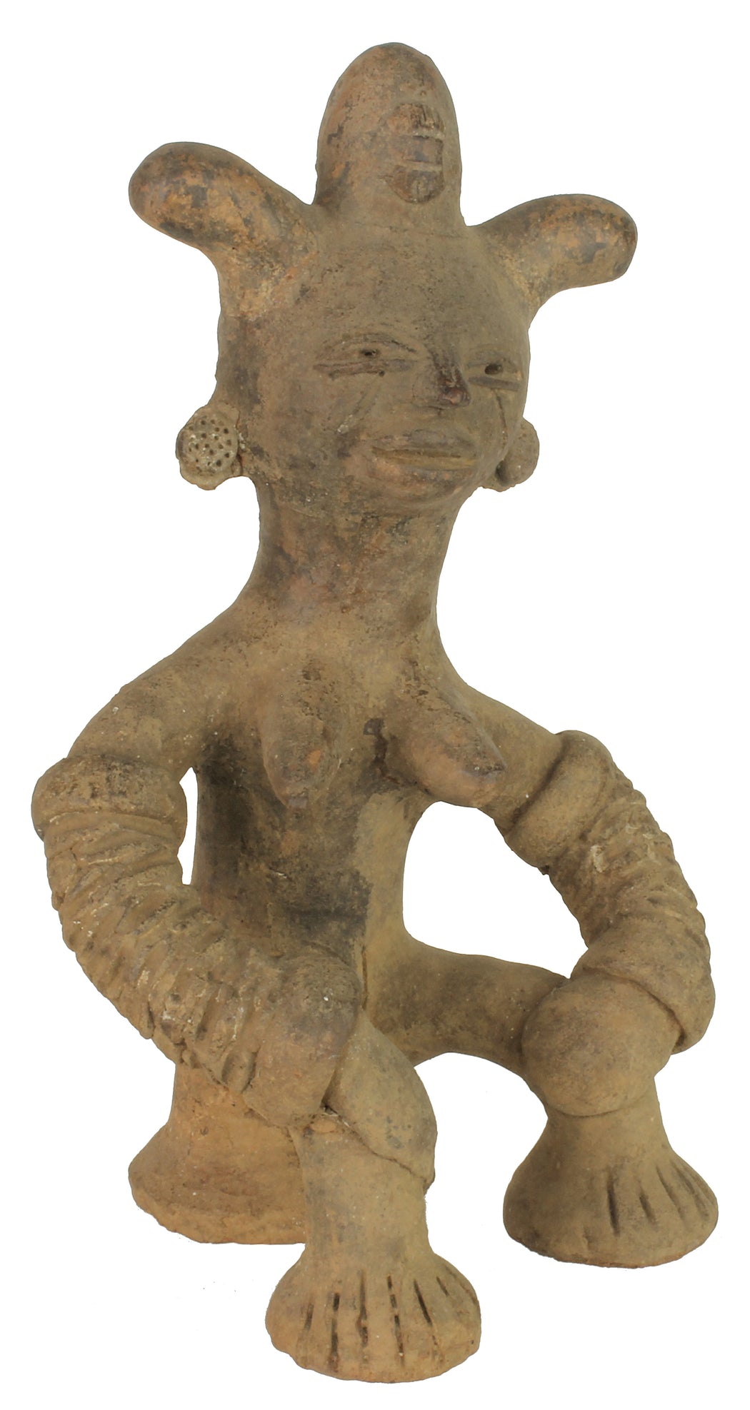 Vintage Terra Cotta Igbo Figure from Nigeria - Niger Bend