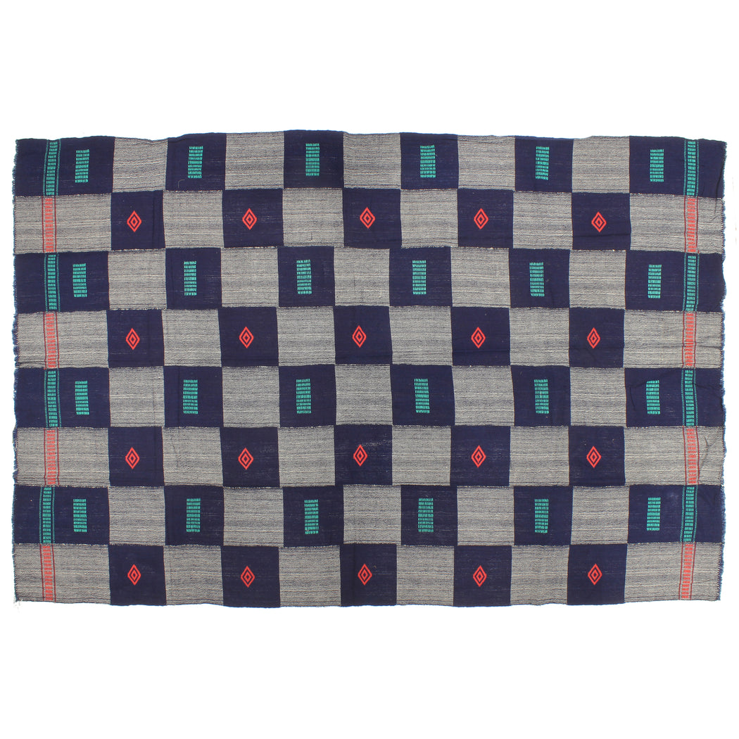 Vintage Baule Textile "Wrapper" | 69" x 44" - Niger Bend