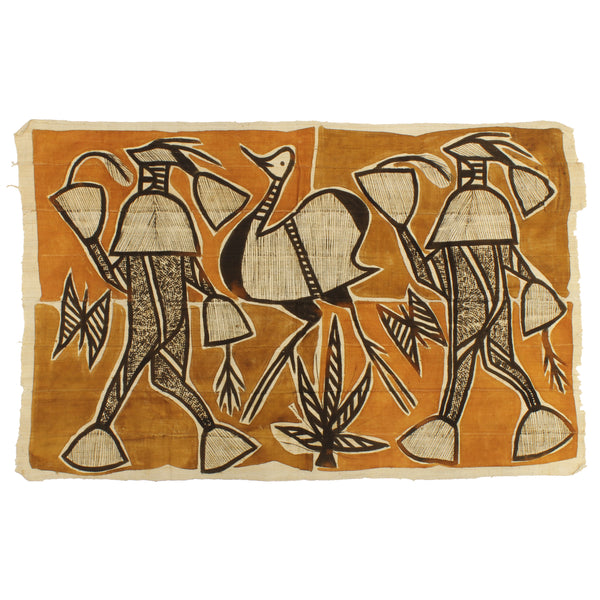 Korhogo Printed Ivory Coast African Textile | 52" x 33" - Niger Bend