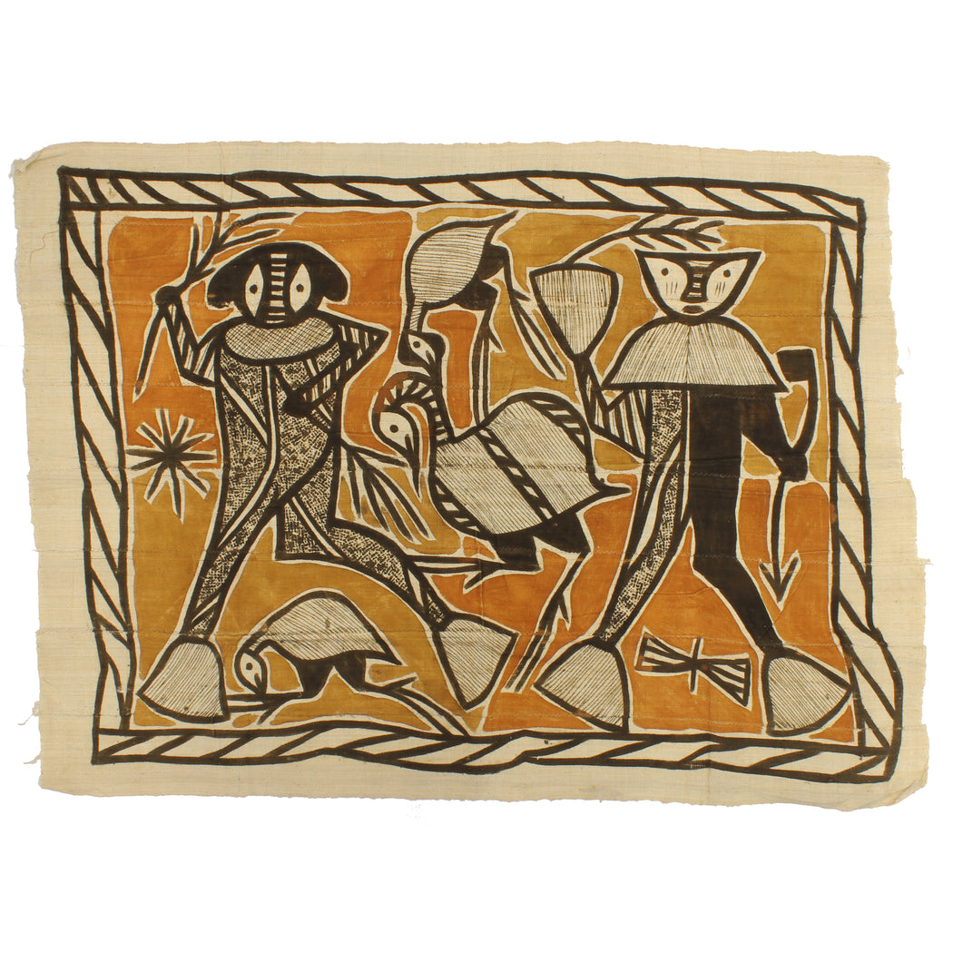 Korhogo Printed Ivory Coast African Textile | 51" x 38" - Niger Bend