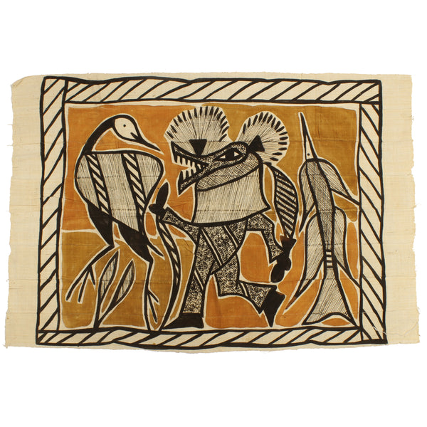 Korhogo Printed Ivory Coast African Textile | 51" x 35" - Niger Bend