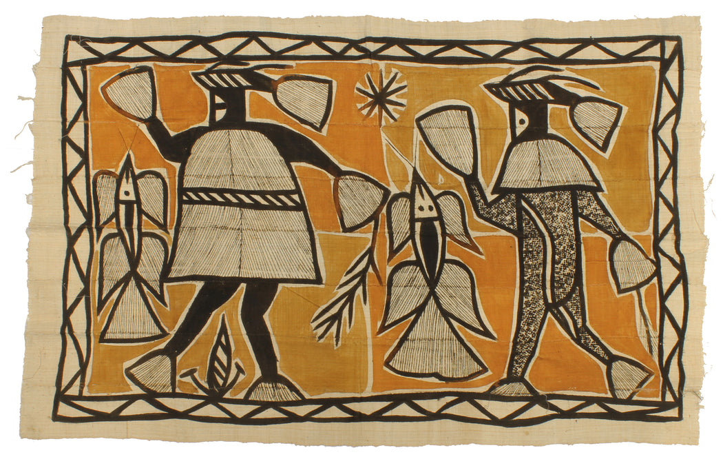 Korhogo Printed Ivory Coast African Textile | 54" x 34" - Niger Bend