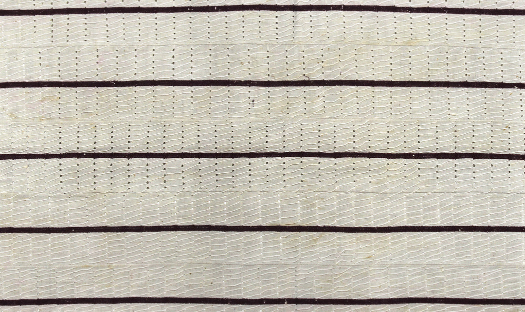 Vintage Aso Oke Textile of Nigeria | 71" x 53" - Niger Bend